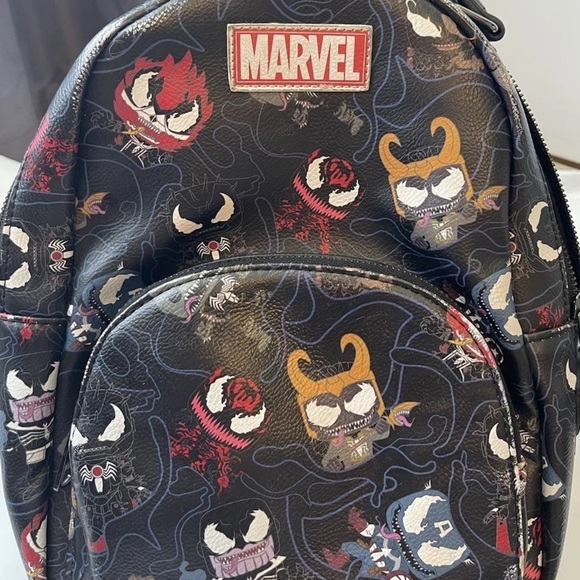 Marvel Handbags - Marvel Venom Backpack Loungefly Funko Pop Captain America Iron Man Loki Thanos